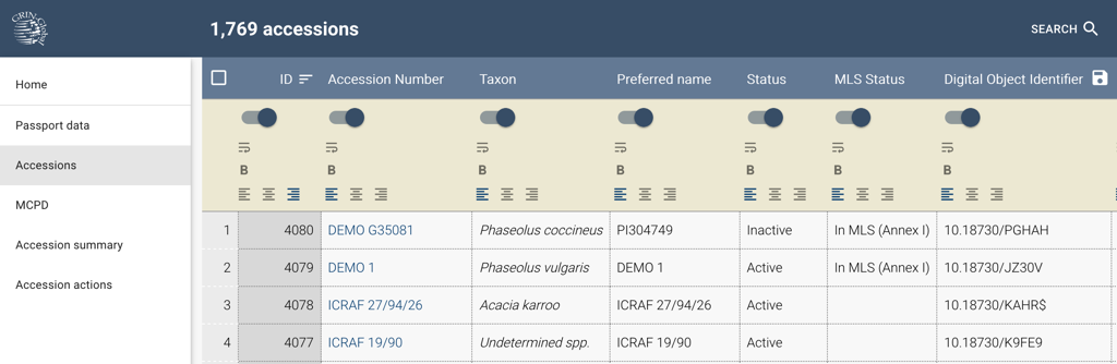 accessions-list-preferences