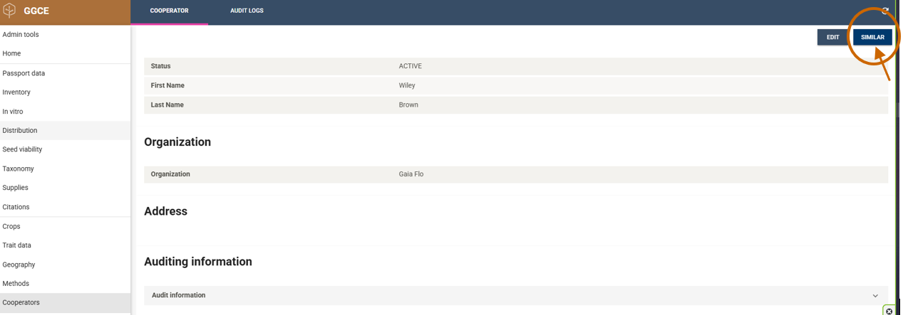 Look for similar cooperators