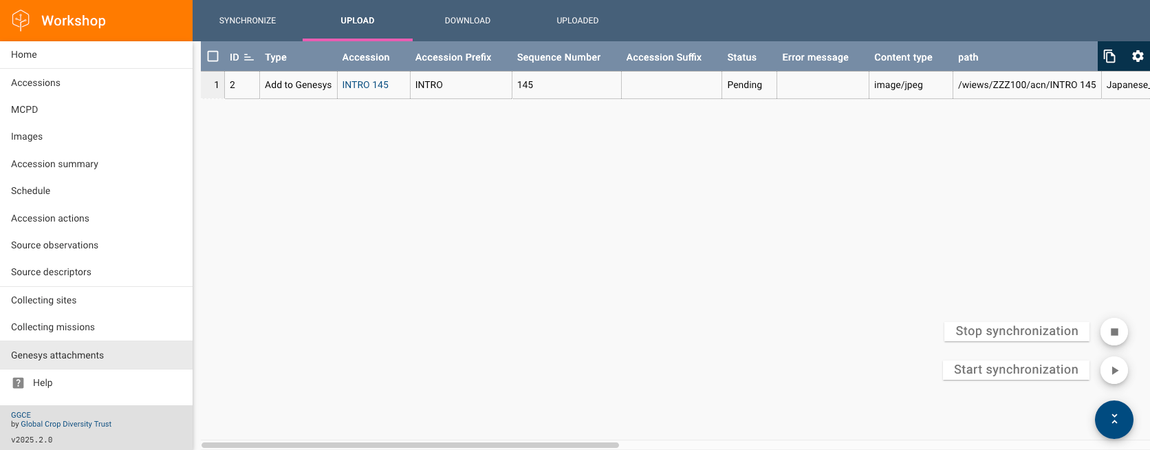 Upload images to Genesys