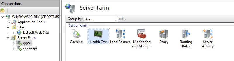 IIS Server farm health check