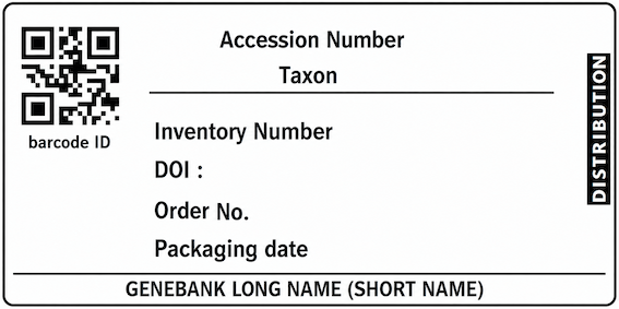 Example request item label