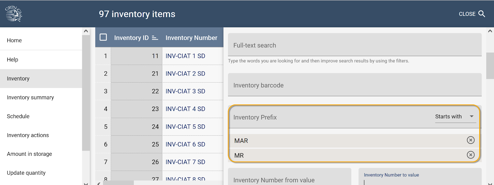 String search